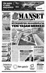 KAHRAMANMARAŞ MANŞET