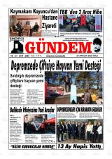 SINDIRGI GÜNDEM