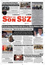 SİİRT’TE SON SÖZ