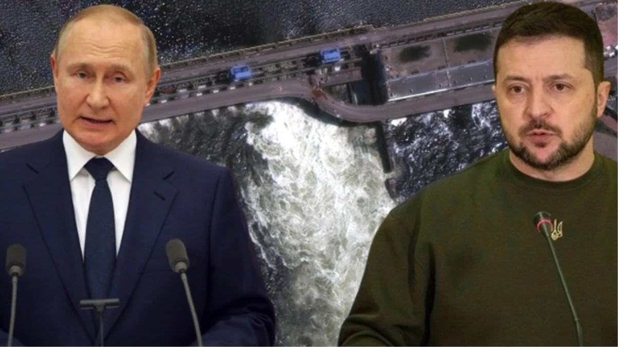 Son dakika: Herson bölgesinde Rusya kontrolündeki baraj vuruldu! Ukrayna lideri Zelenski acil toplantı kararı aldı