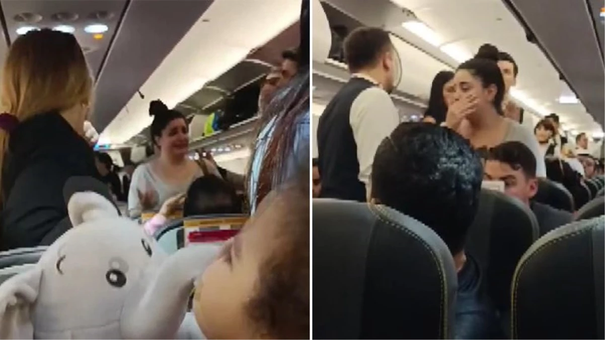 “Uçağımı kaçırdım” diye bağırarak uçağa dalan kadın, büyük panik yarattı