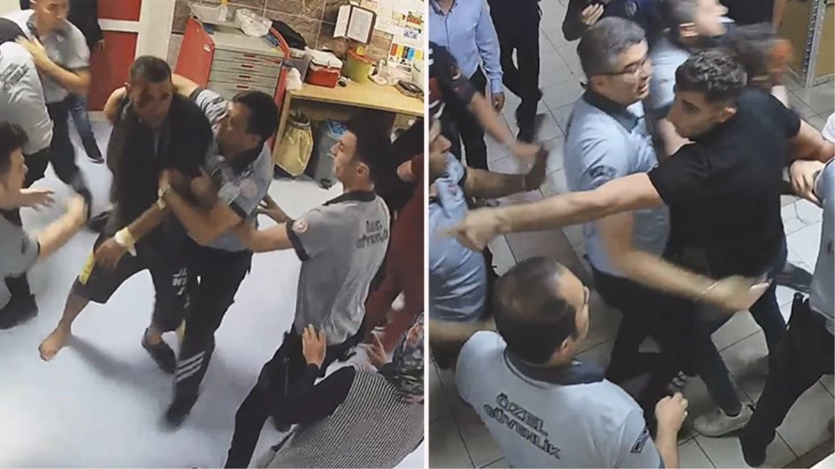 Trafik kazası geçiren kişi ve yakınları, hastanede sağlık çalışanlarına saldırdı