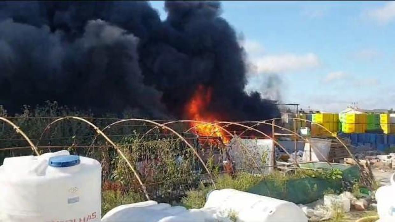 Arnavutköy’de korkutan yangın!