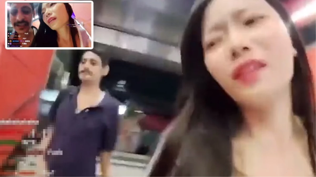 Hong Kong’da genç kız, canlı yayın sırasında tacize uğradı