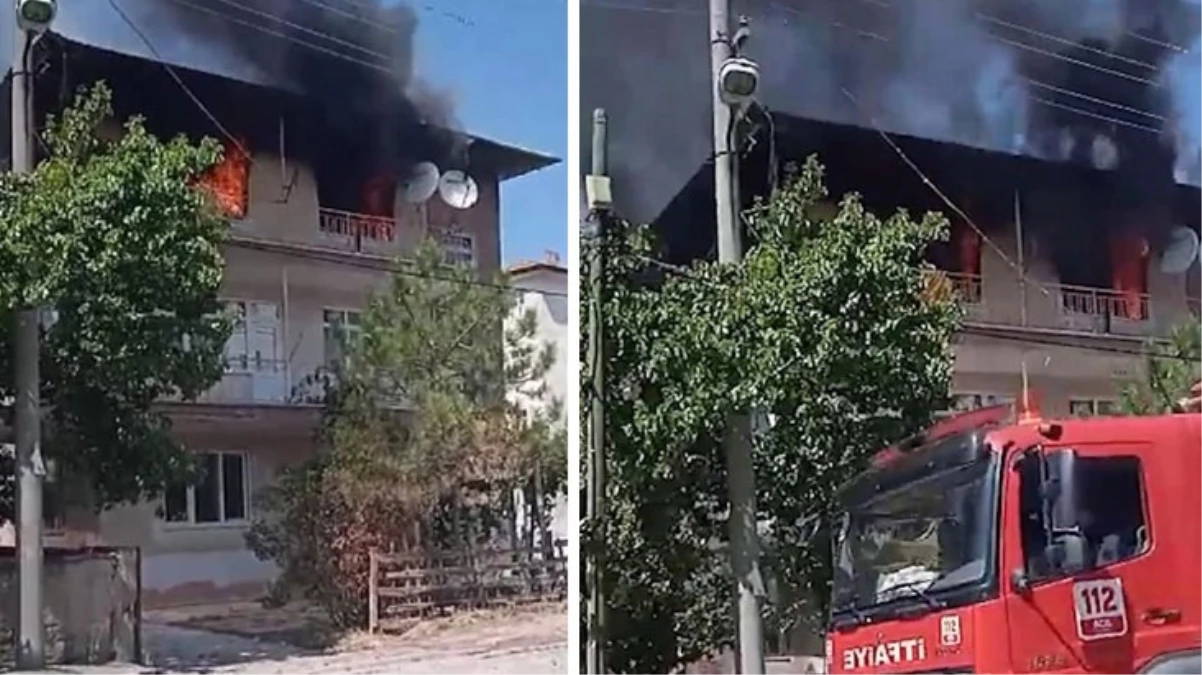 Kırıkkale’de bir kişi, babasından harçlık alamayınca evi yaktı
