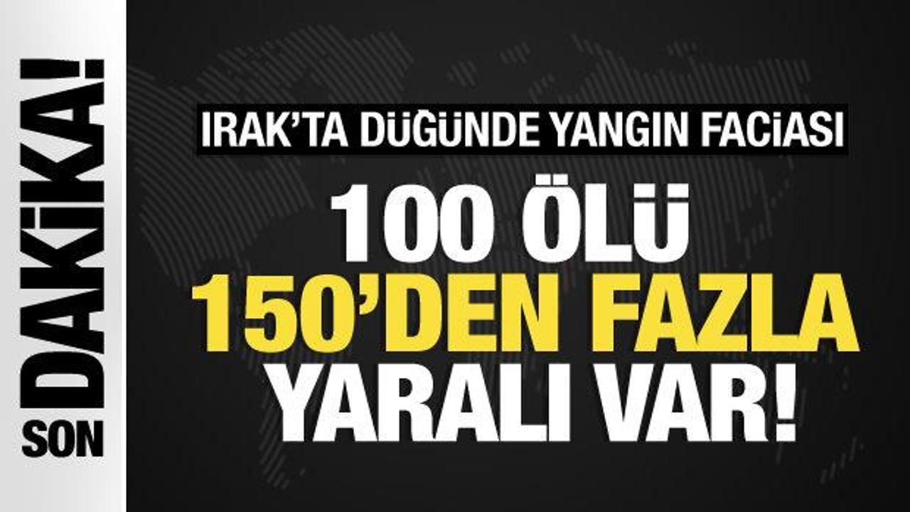 Son dakika: Irak’ta düğün salonunda yangın faciası: 100 ölü, 150 yaralı