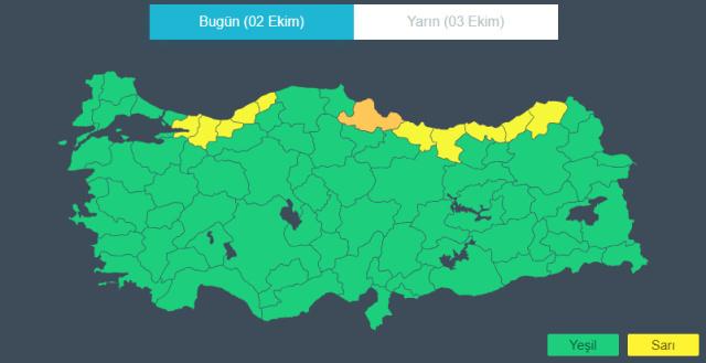 Son dakika: Birçok il sarı ve turuncu kodla uyarıldı! Okullar tatil edildi...