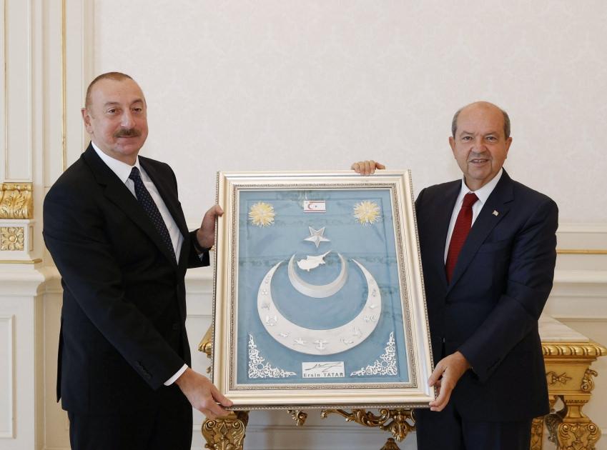 Aliyev'le Ersin Tatar, Bakü'de görüştü