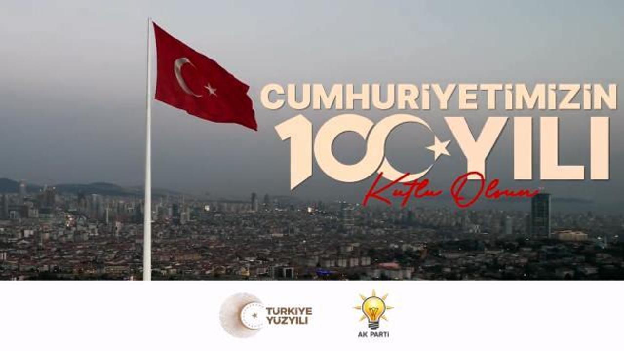 AK Parti’den ‘Cumhuriyet’ paylaşımı: 100 yıl gururumuz, Türkiye Yüzyılı rotamız