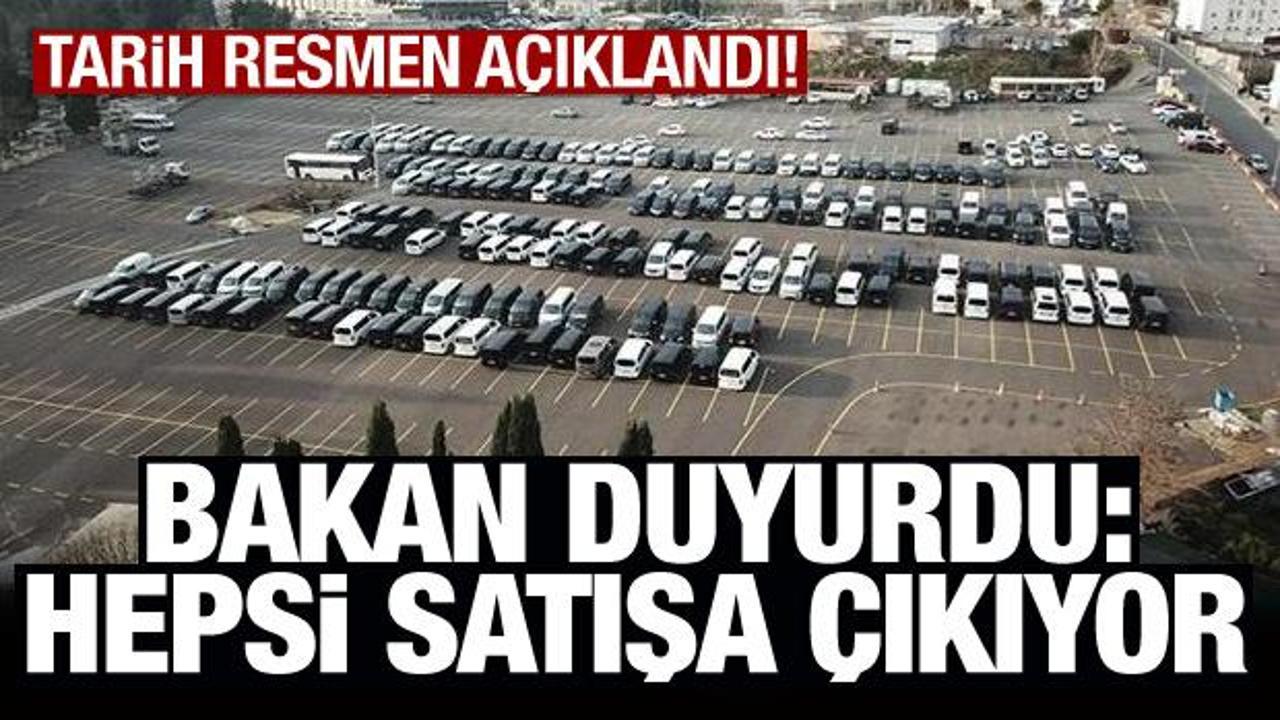 Bakan Tunç açıkladı: Hacizli malların satışı başlıyor