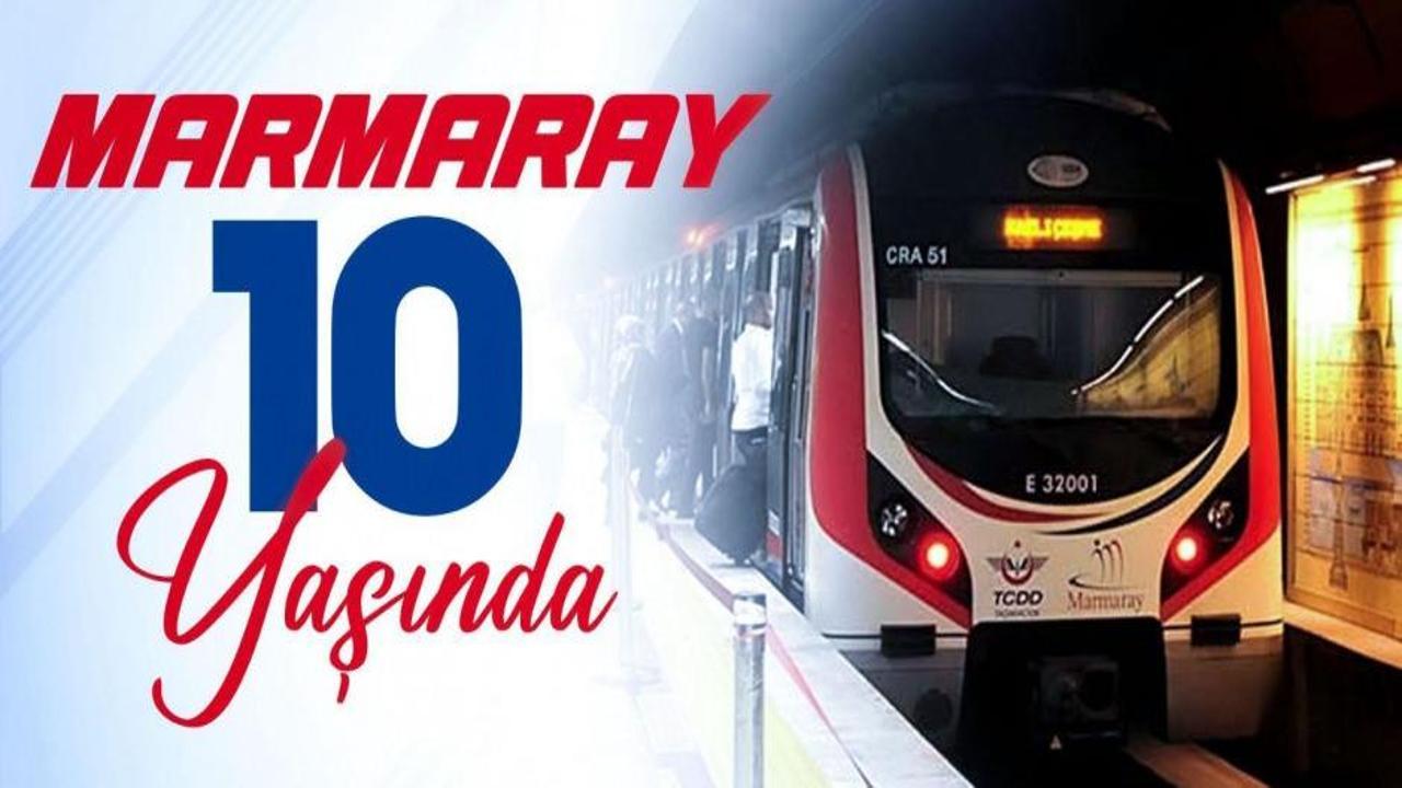 Cumhuriyetimizin 100’üncü yılında Marmaray 10 yaşında!