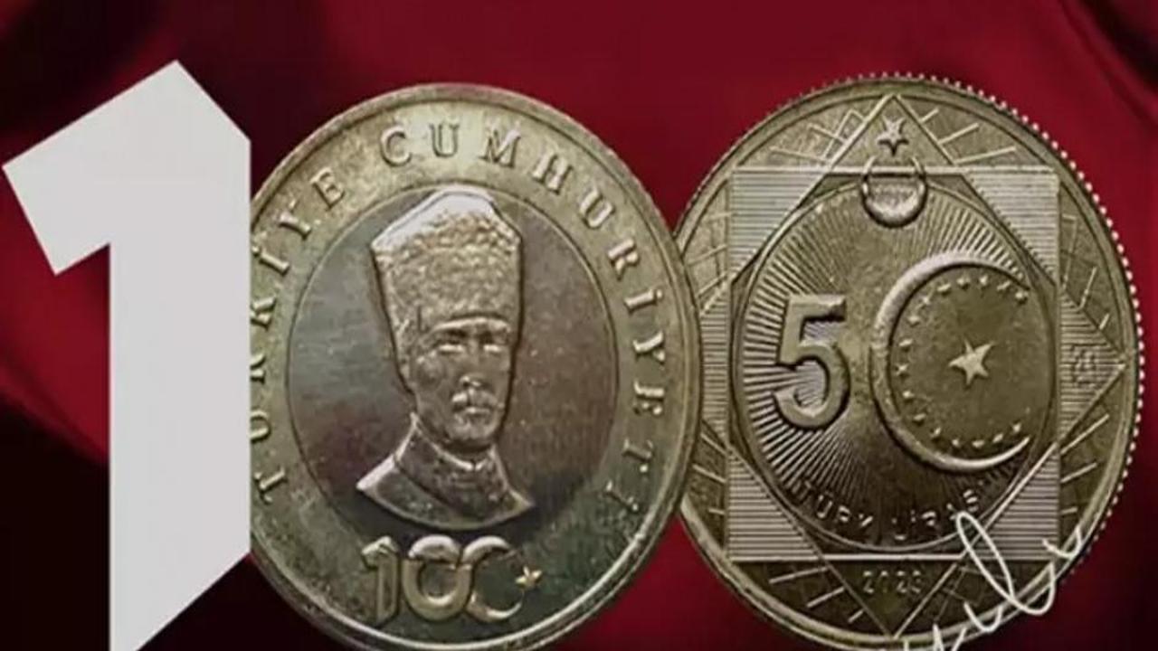 Cumhuriyetin 100. yılına özel hatıra parası! Bakan Şimşek’ten açıklama