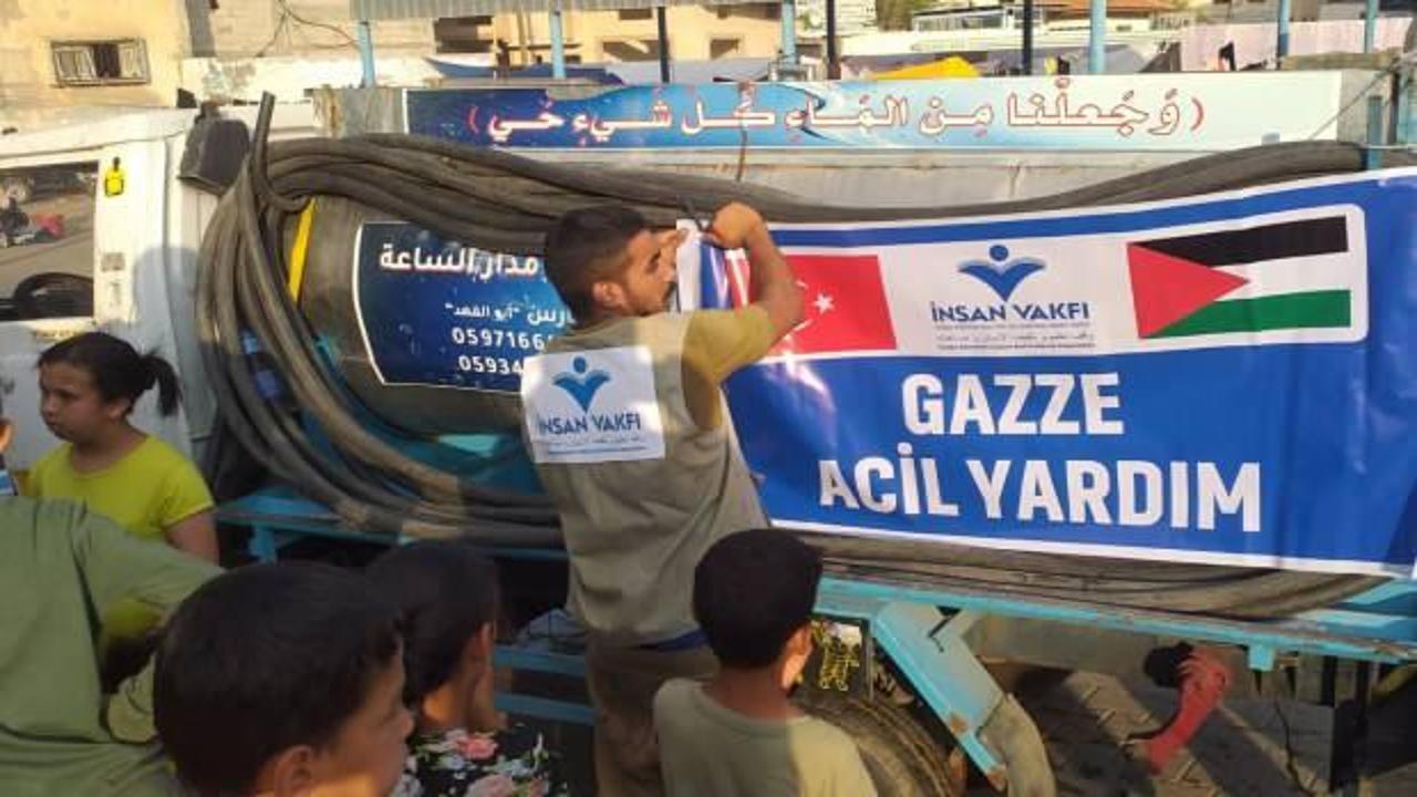 İnsan Vakfı Gazze’ye yardımlarını ulaştırmaya devam ediyor
