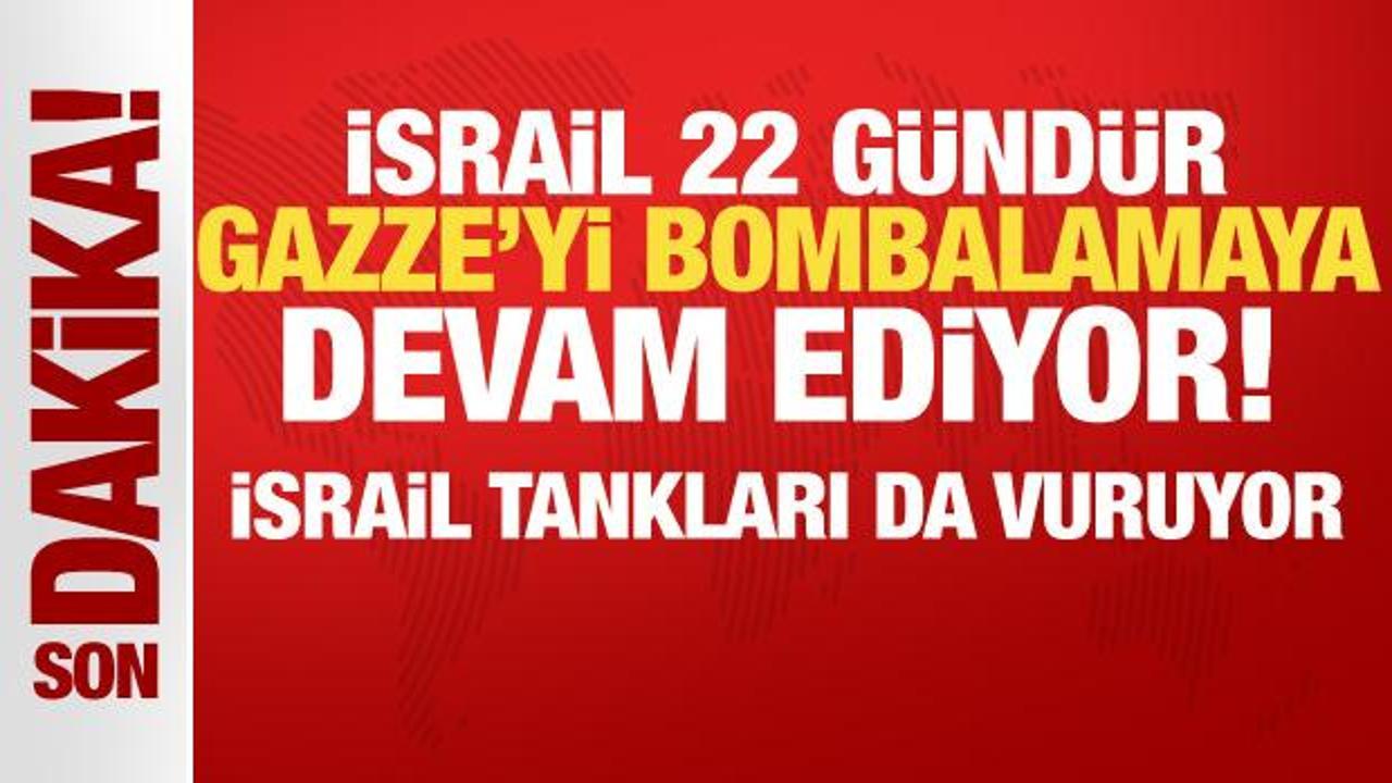 İsrail ordusu, bu akşam da Gazze’ye şiddetli saldırılar düzenliyor