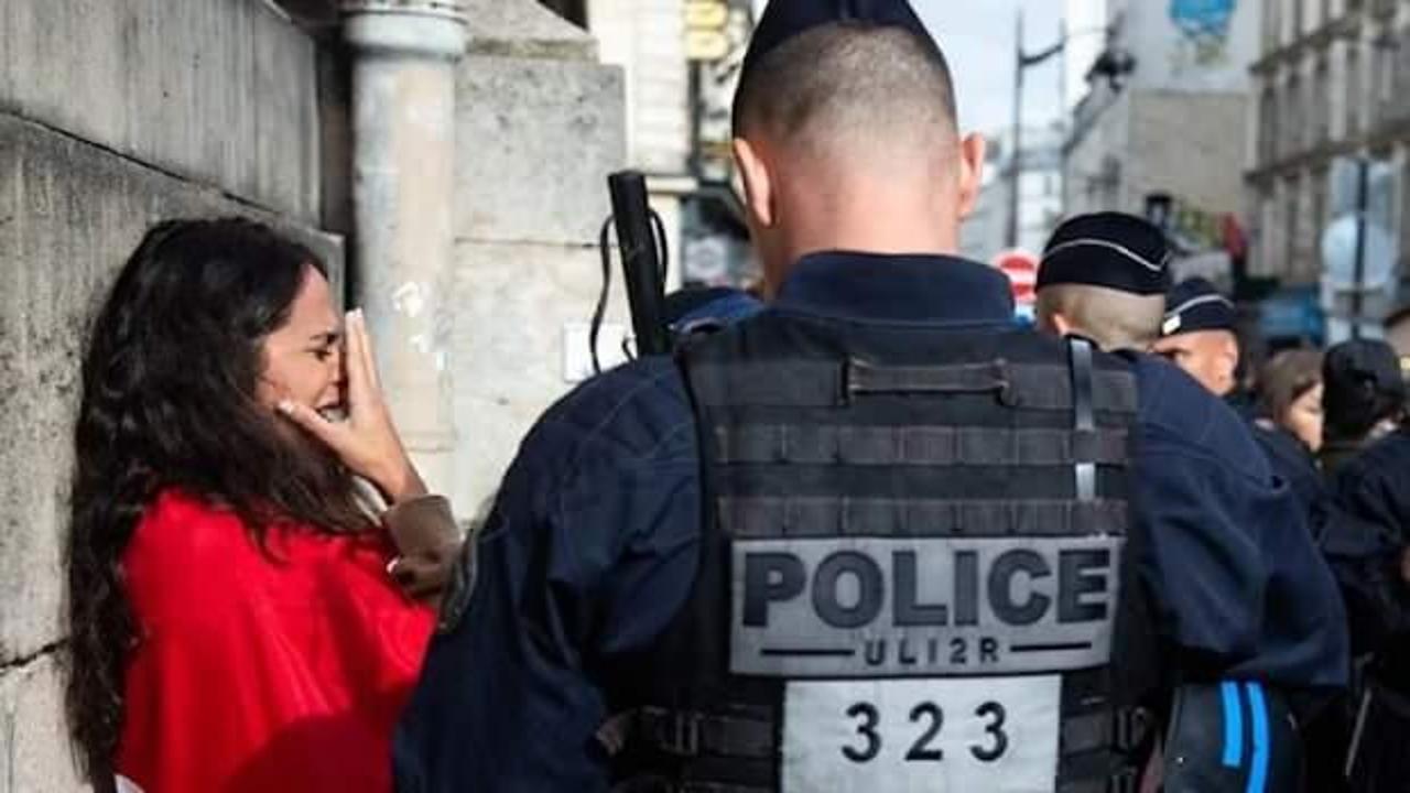Paris’te Filistin yürüyüşüne polisten sert müdahale!