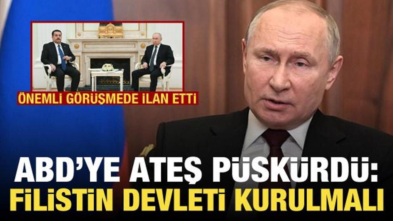 Putin’den İsrail-Hamas savaşı açıklaması: Filistin devleti kurulmalı