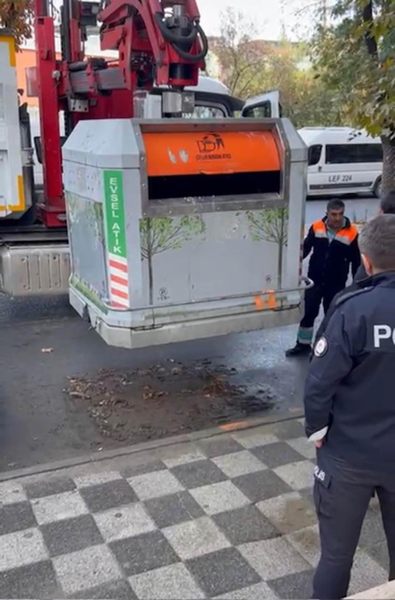 Kadıköy'de akılalmaz olay: 2 gün boyunca çöp konteynerinde kaldı