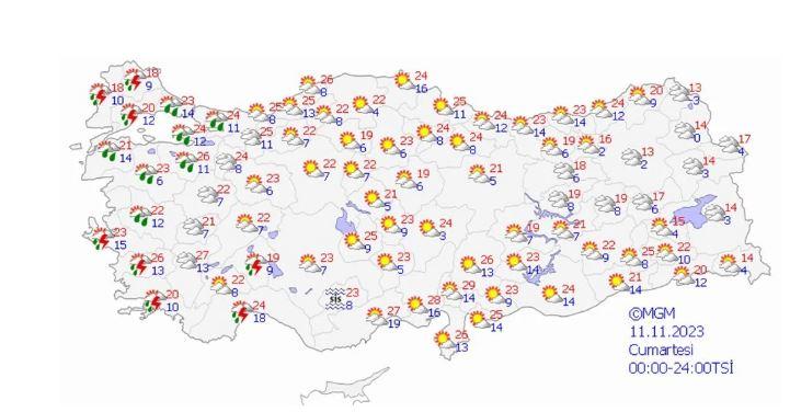 Sıcaklık çakılıyor! Meteoroloji'den hava durumu uyarısı