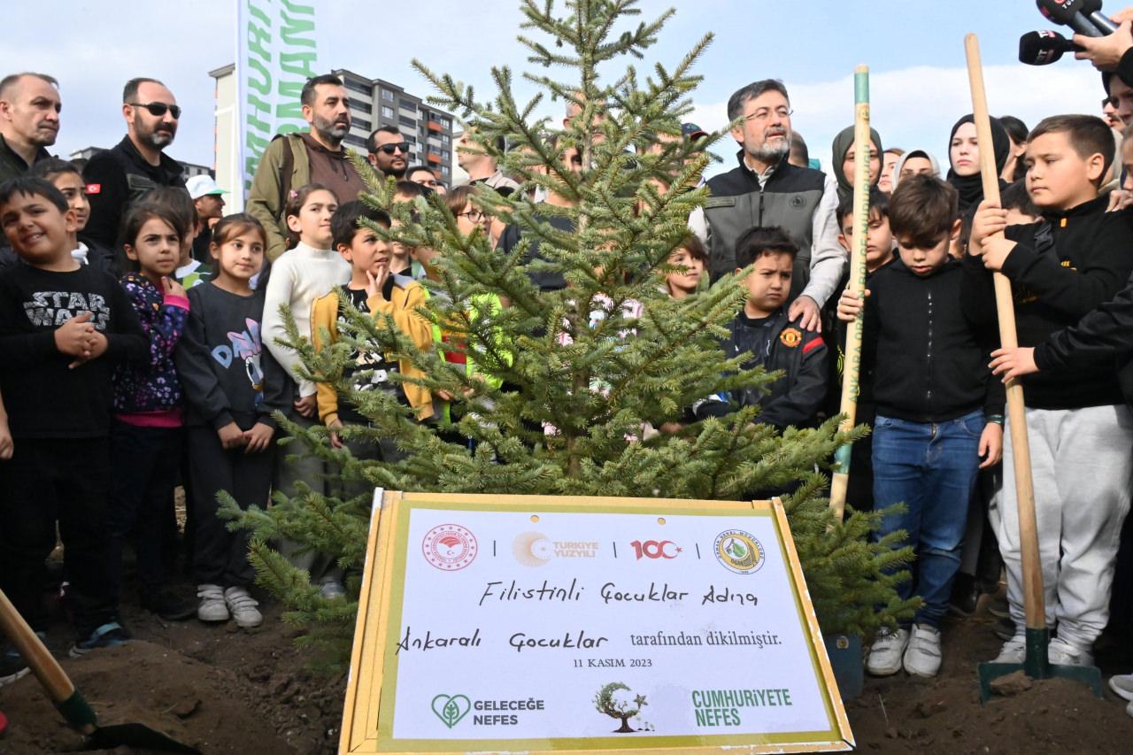 Milli Ağaçlandırma Günü Ankara'daki etkinlikle kutlandı