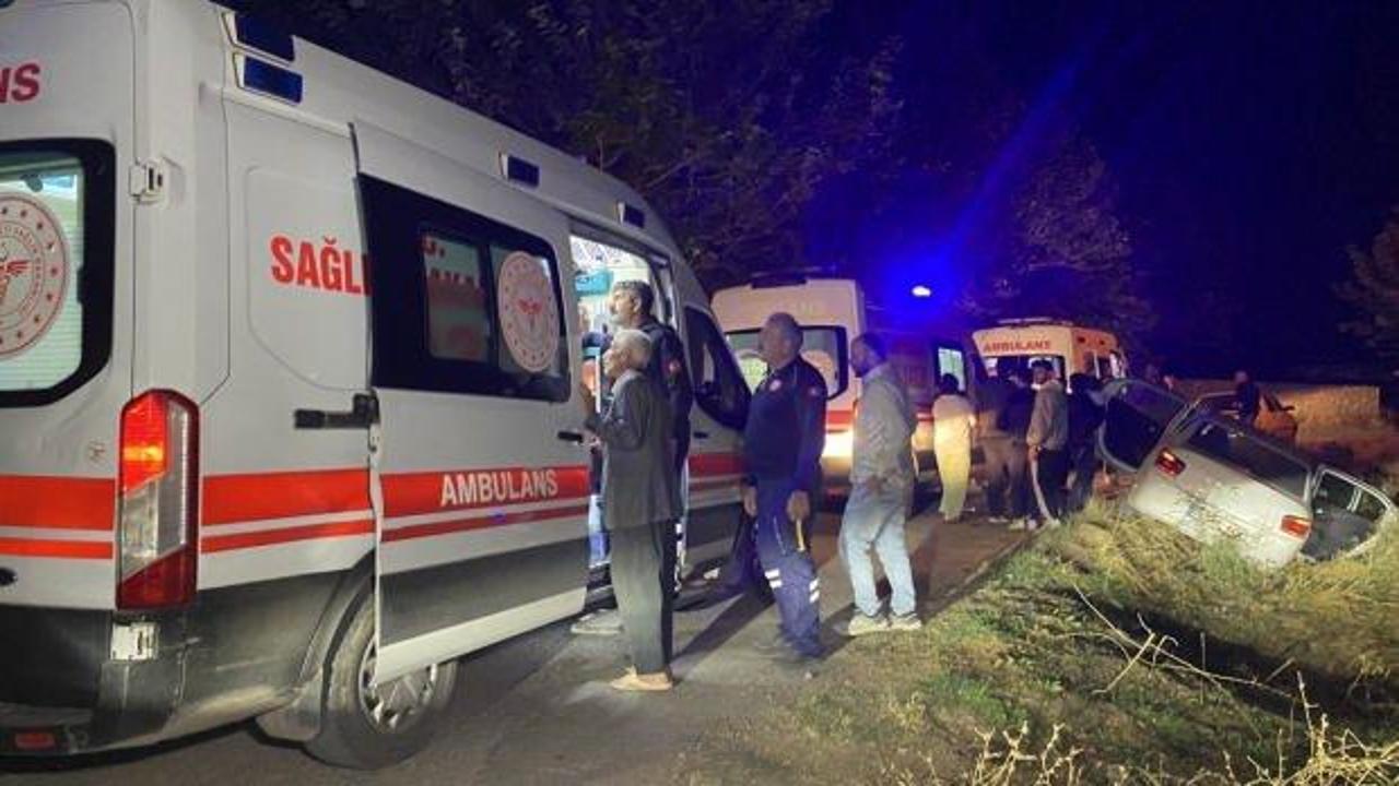 Adıyaman’da otomobil şarampole düştü: Çok sayıda yaralı