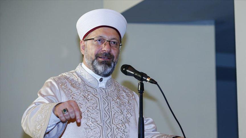 Diyanet İşleri Başkanı Ali Erbaş'tan, Filistin ve Kudüs mesajı