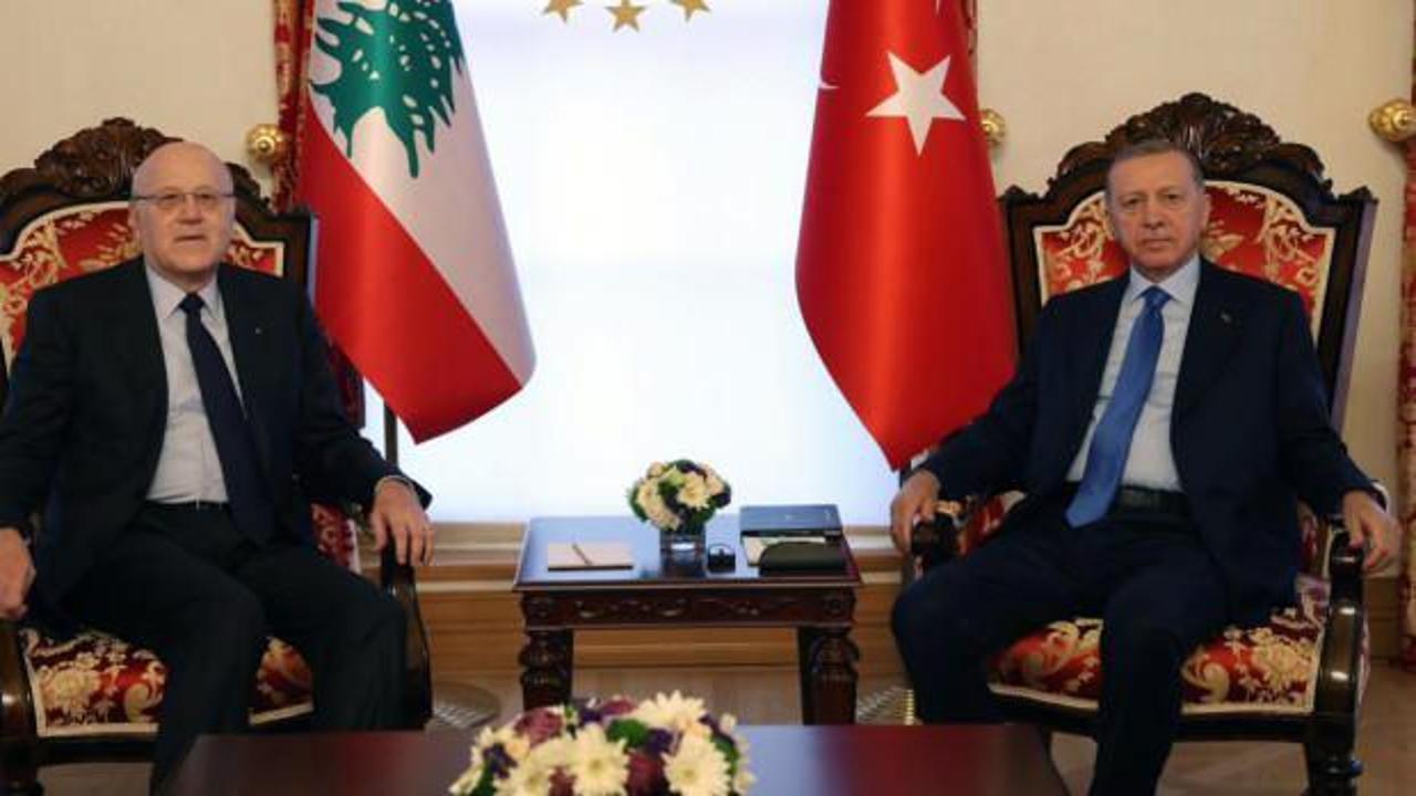 Başkan Erdoğan, Lübnan Başbakanı Mikati’yi kabul etti