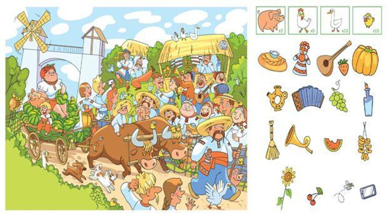 Dikkat seviyenizi zorlayacak: Resimdeki gizli nesnelerin tamamını 90 saniye içerisinde bulabilir misiniz?