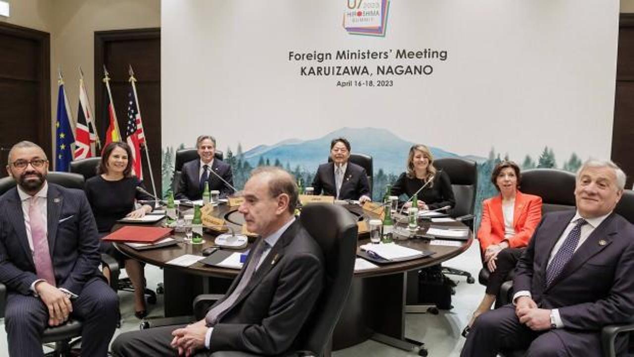G7 Dışişleri Bakanları toplantısında öncelik Gazze Şeridi’ndeki insani durum olacak
