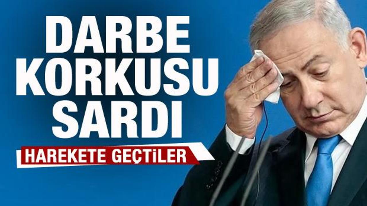 Harekete geçtiler! Netanyahu’yu darbe korkusu sardı!