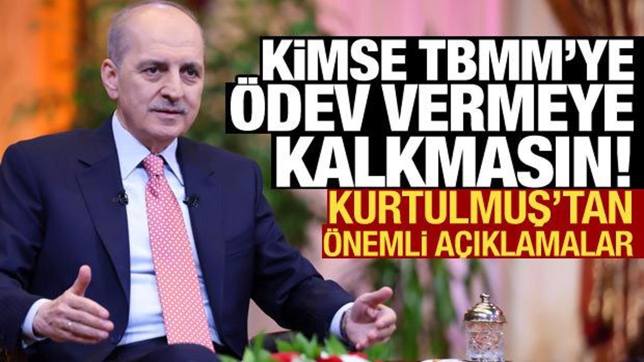 Kurtulmuş’tan Can Atalay açıklaması: Kimse TBMM’ye ödev vermeye kalkmasın