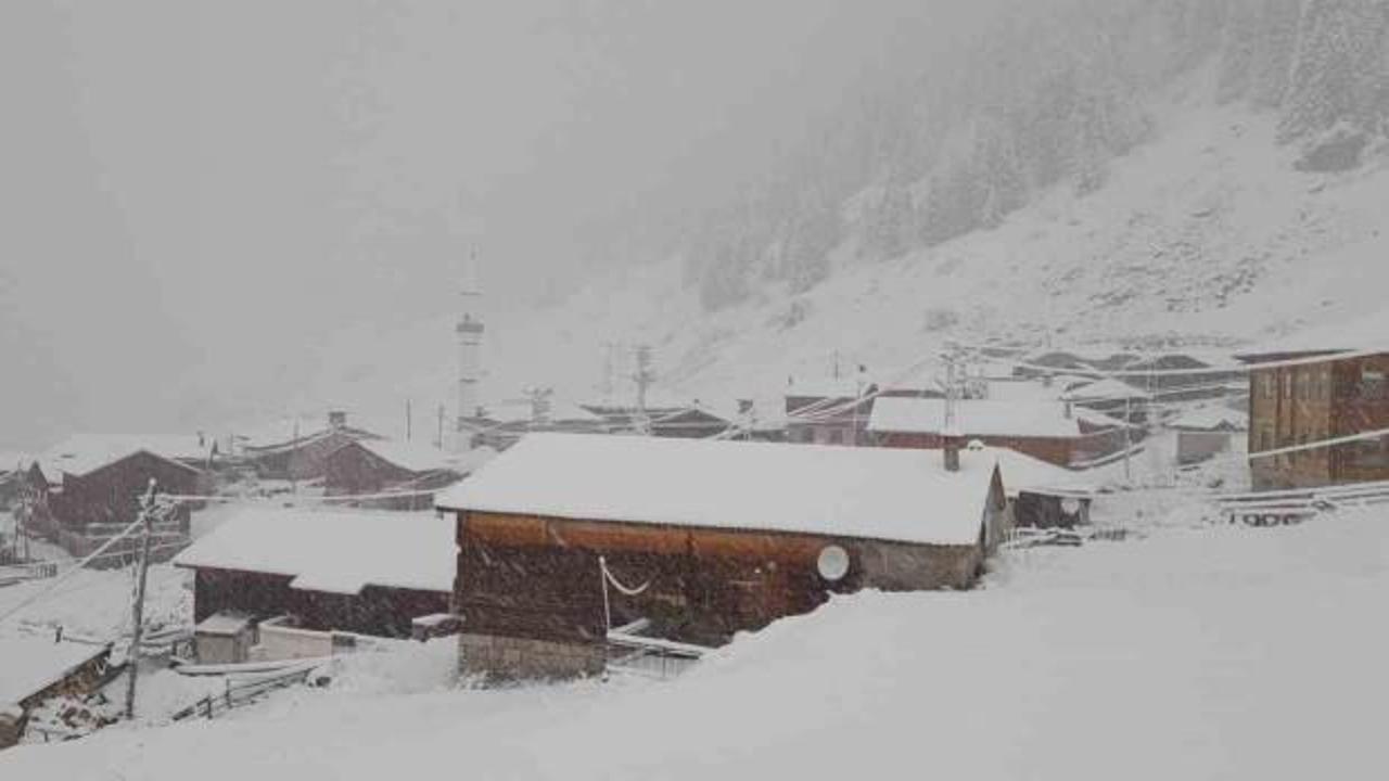 Rize’de kar nedeniyle 26 köy yolu ulaşıma kapandı