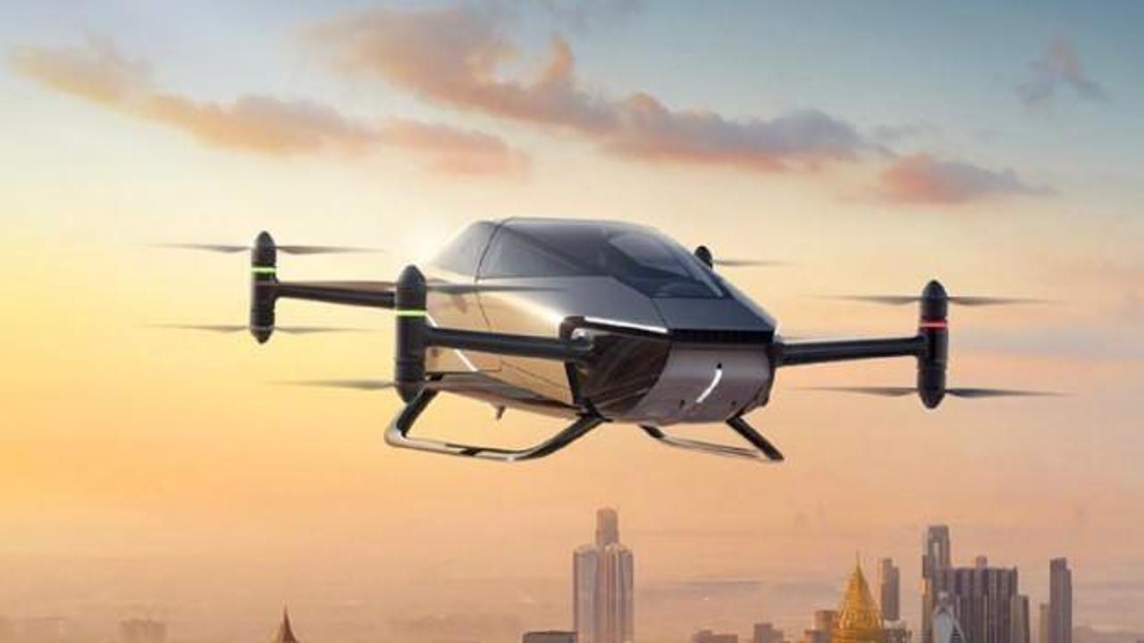 Uçan taksi 10 dakikada 40 kilometrelik rotayı tamamlayabilecek