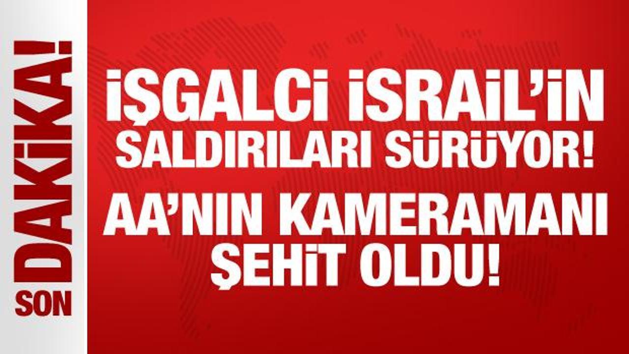 AA’nın Gazze’de görev yapan kameramanı şehit oldu!