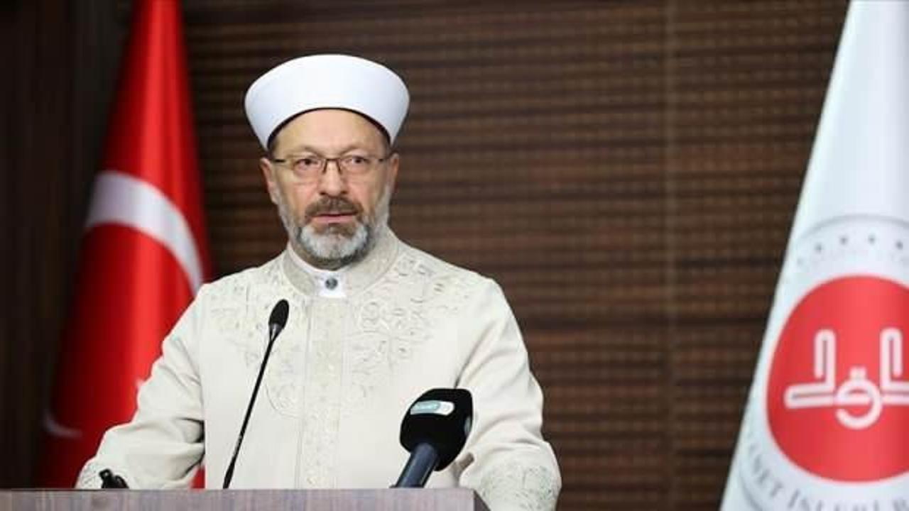 Diyanet İşleri Başkanı Erbaş: “Tüm camilerimizde Filistin halkı için dua edeceğiz”