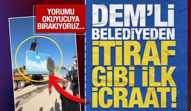 Suruç’un ardından DEM Partili bir belediyeden daha aynı itiraf gibi icraat!