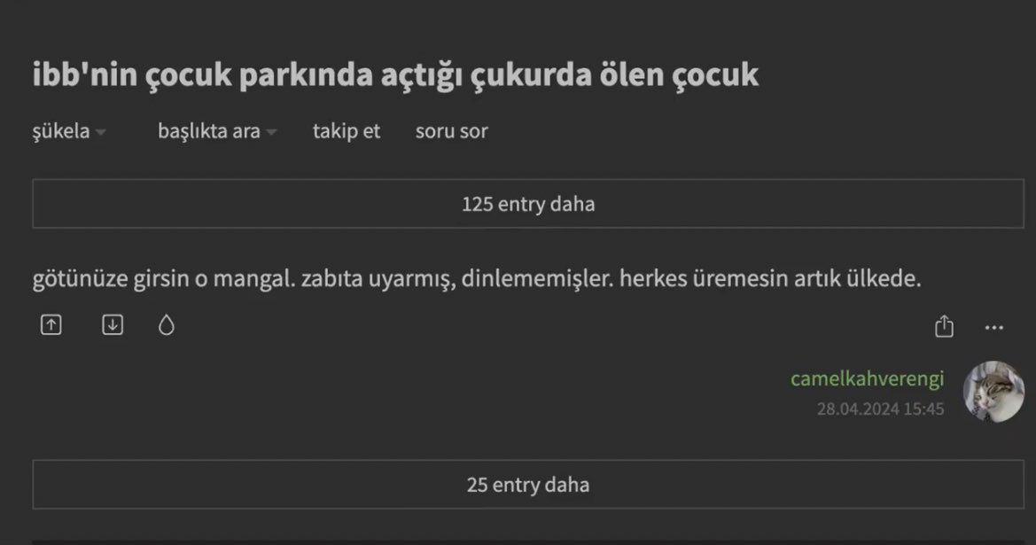 Troller insanlıktan çıktı: İBB çukurunda ölen çocuk için Ekşi Sözlük'te iğrenç yorumlar