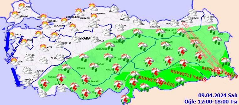 Meteoroloji'den 15 ile kuvvetli yağış uyarısı!