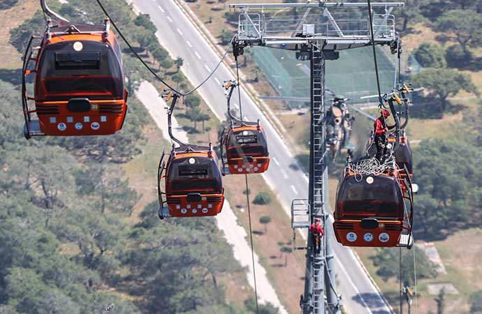 Teleferikteki kaza anını görüntülemişlerdi: Korku dolu anları anlattılar