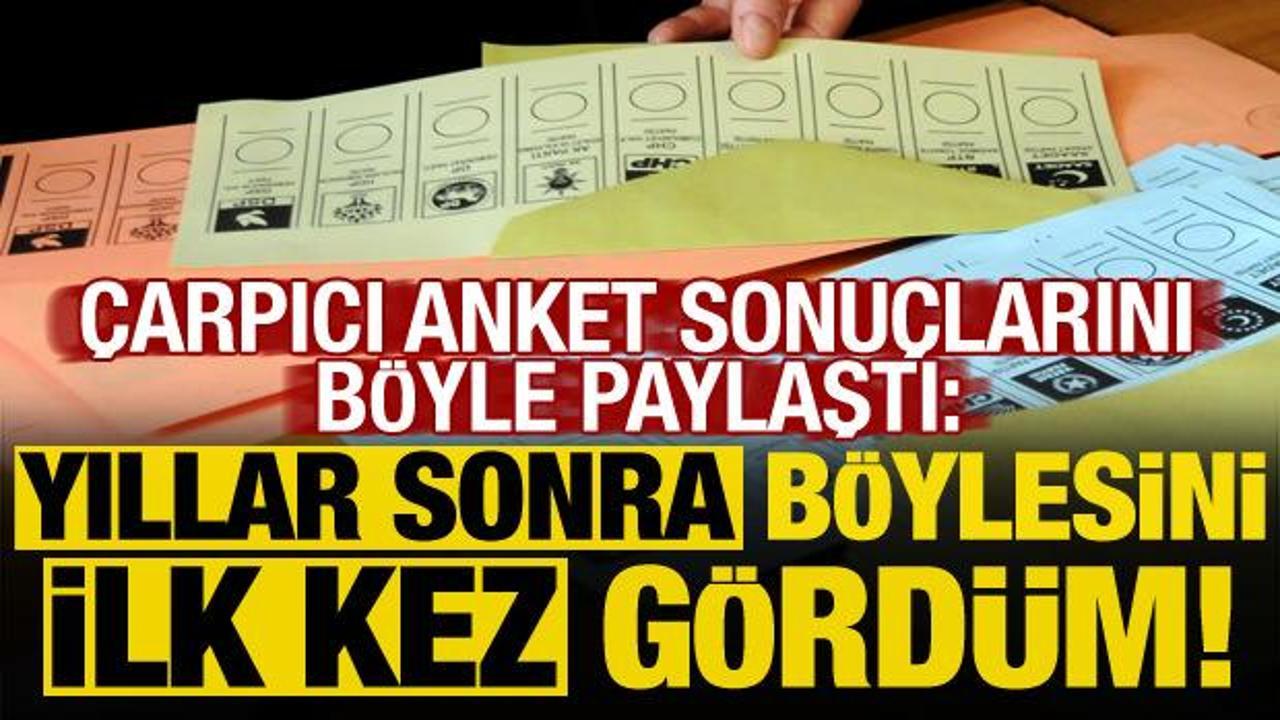 Abdülkadir Selvi, çarpıcı anket sonuçlarını paylaştı: Yıllar sonra ilk kez…