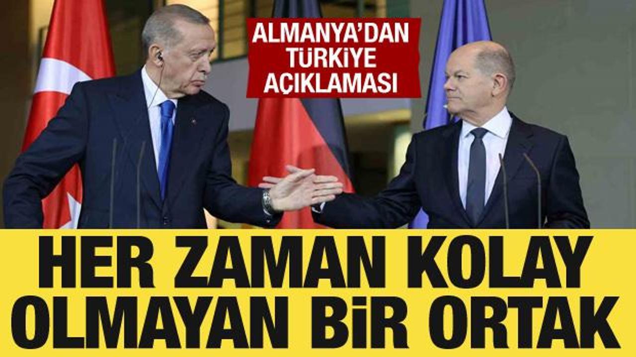 Almanya’dan Türkiye açıklaması: Her zaman kolay olmayan bir ortak