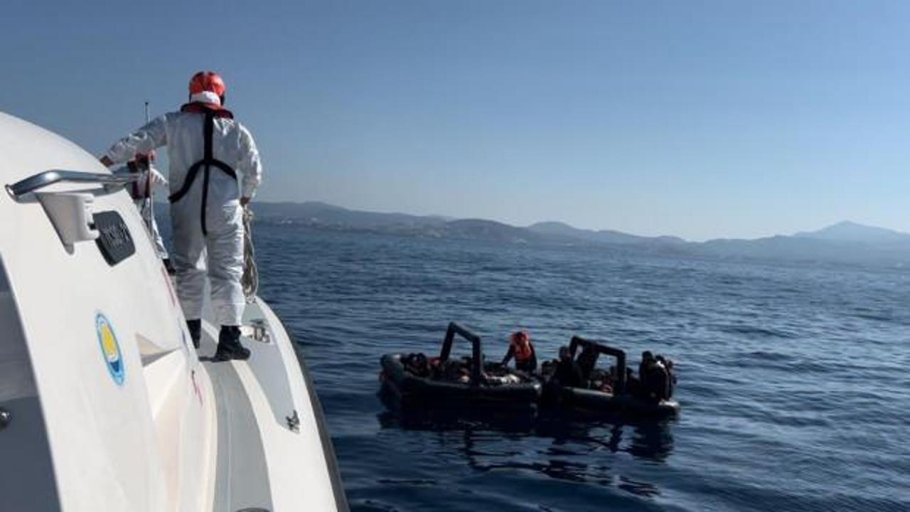 Aydın’da 1 günde 68 düzensiz göçmen kurtarıldı