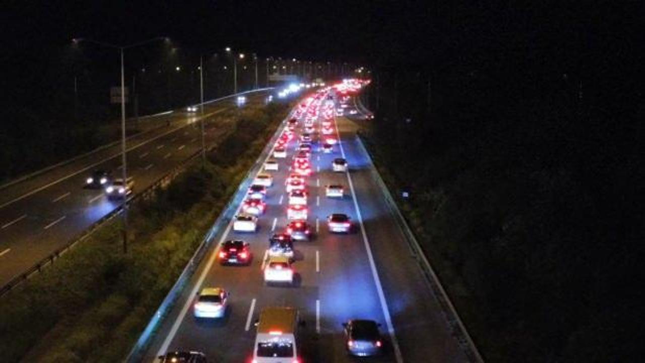 Bayram dönüşünde Düzce’den 96 bin 711 araç geçti