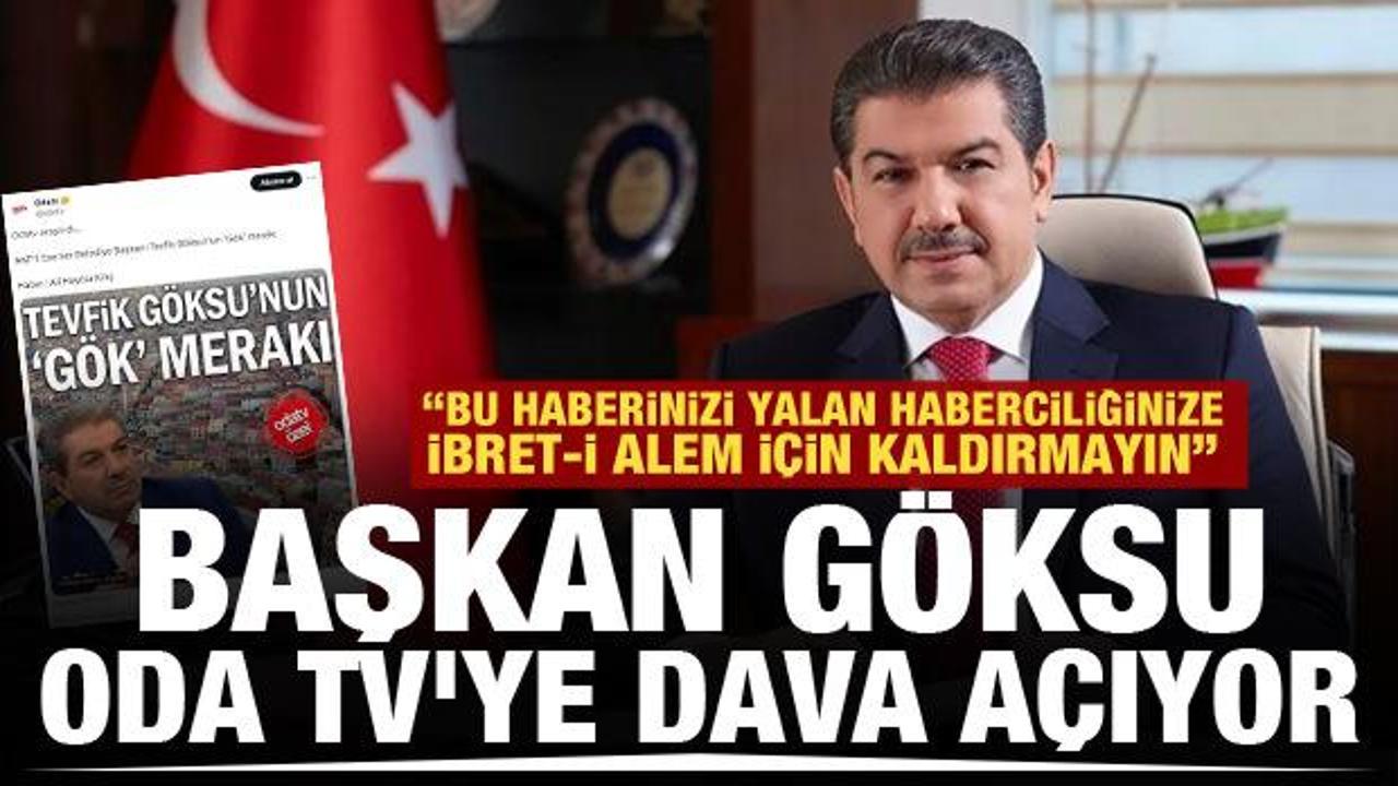 Esenler Belediye Başkanı Tevfik Göksu kendisini hedef alan Oda TV’ye dava açıyor