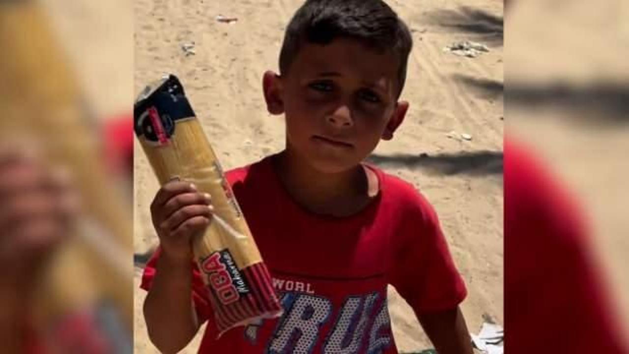 Gazzeli çocuğun cömertliği izleyenleri şaşkına uğrattı!