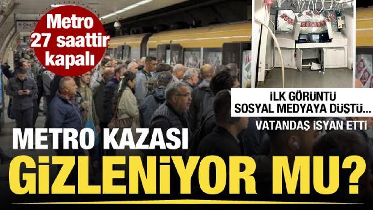 İstanbul’da Metro Hattındaki arıza 27 saattir giderilemedi