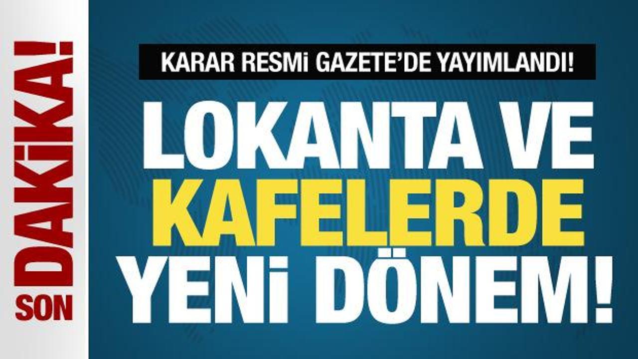 Lokanta ve kafelerde yeni dönem! KDV oranları yükseltildi