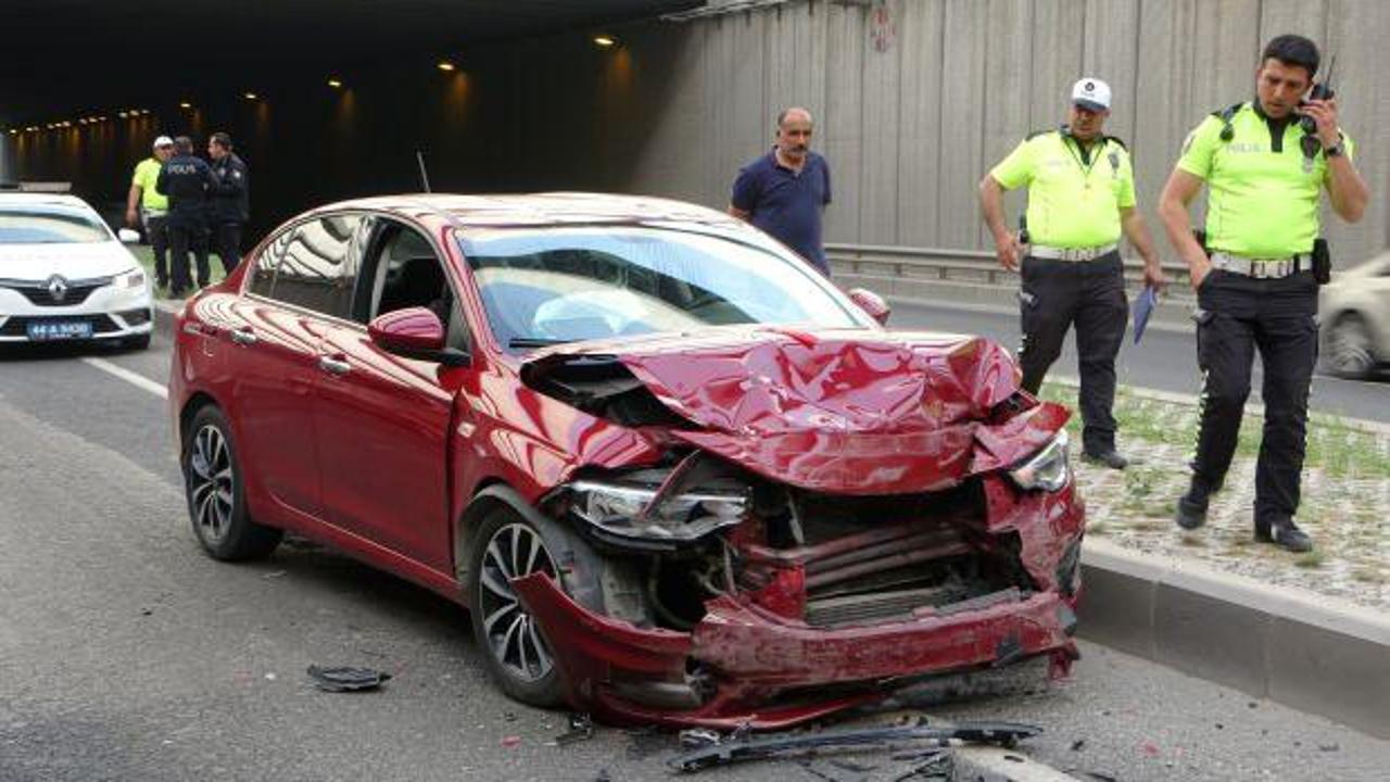 Malatya’da zincirleme kaza! 3 kişi yaralandı