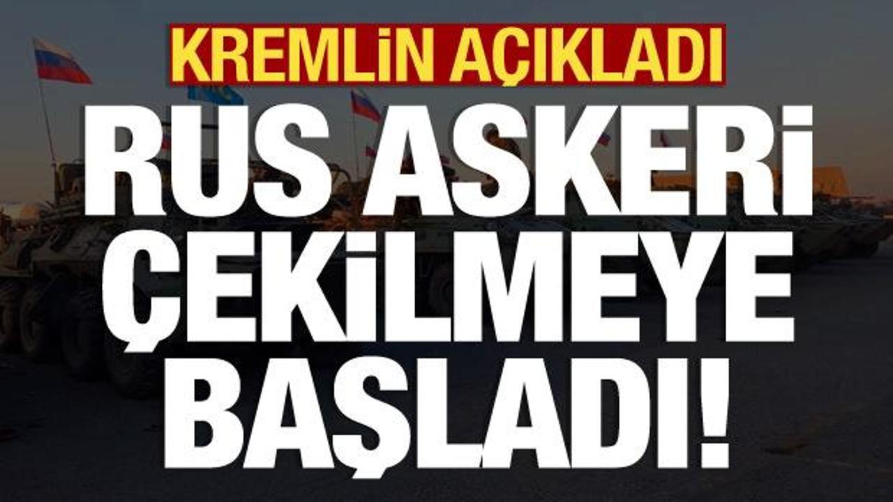 Rus askeri, Dağlık Karabağ’dan çekilmeye başladı