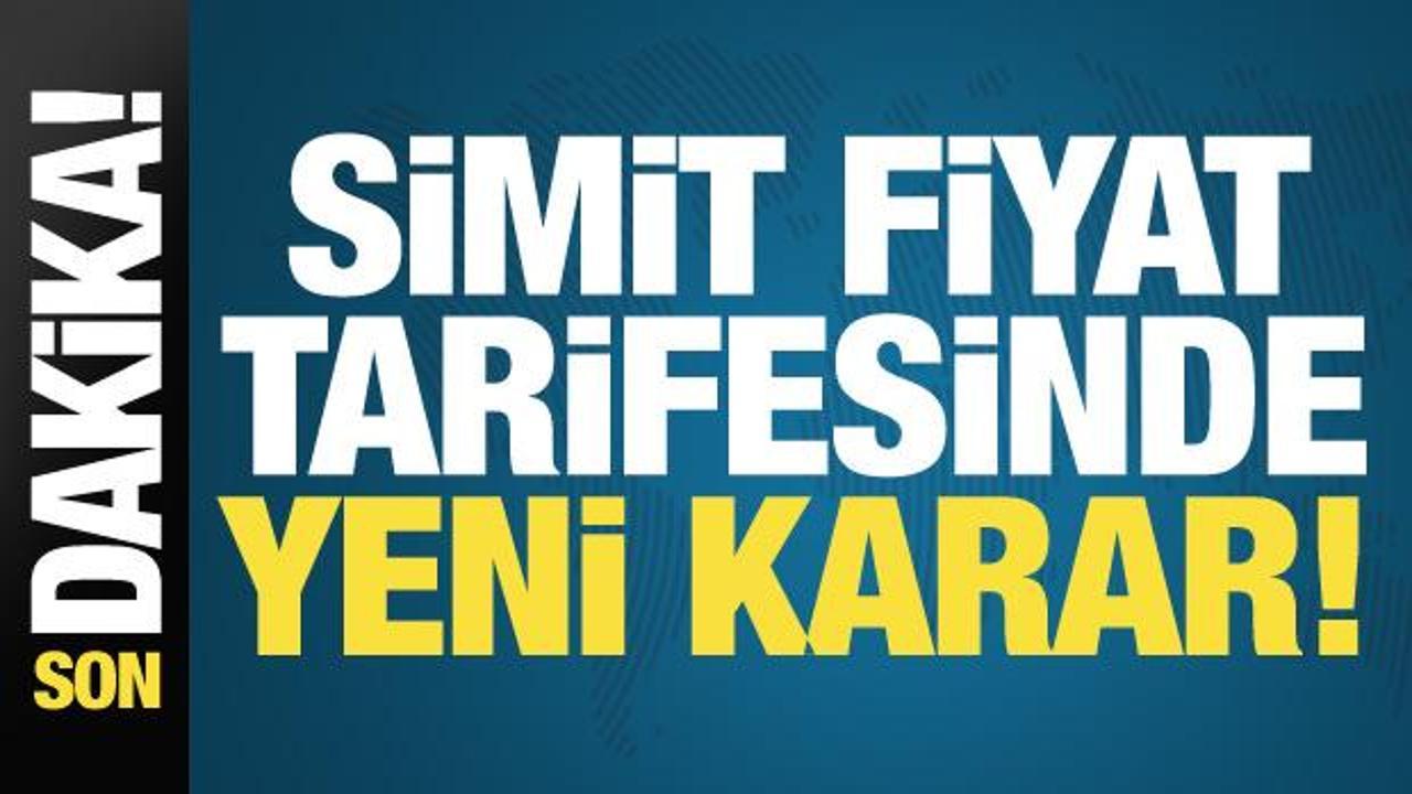 Son dakika: Simit fiyat tarifesinde yeni karar!