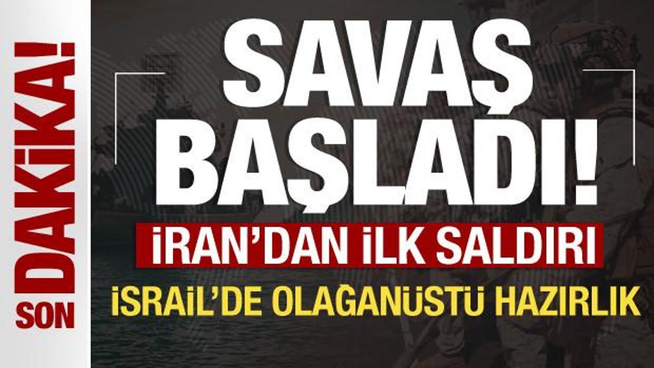 Son dakika: Ve savaş başladı! İran’dan İsrail’e saldırı…Dünya ayakta